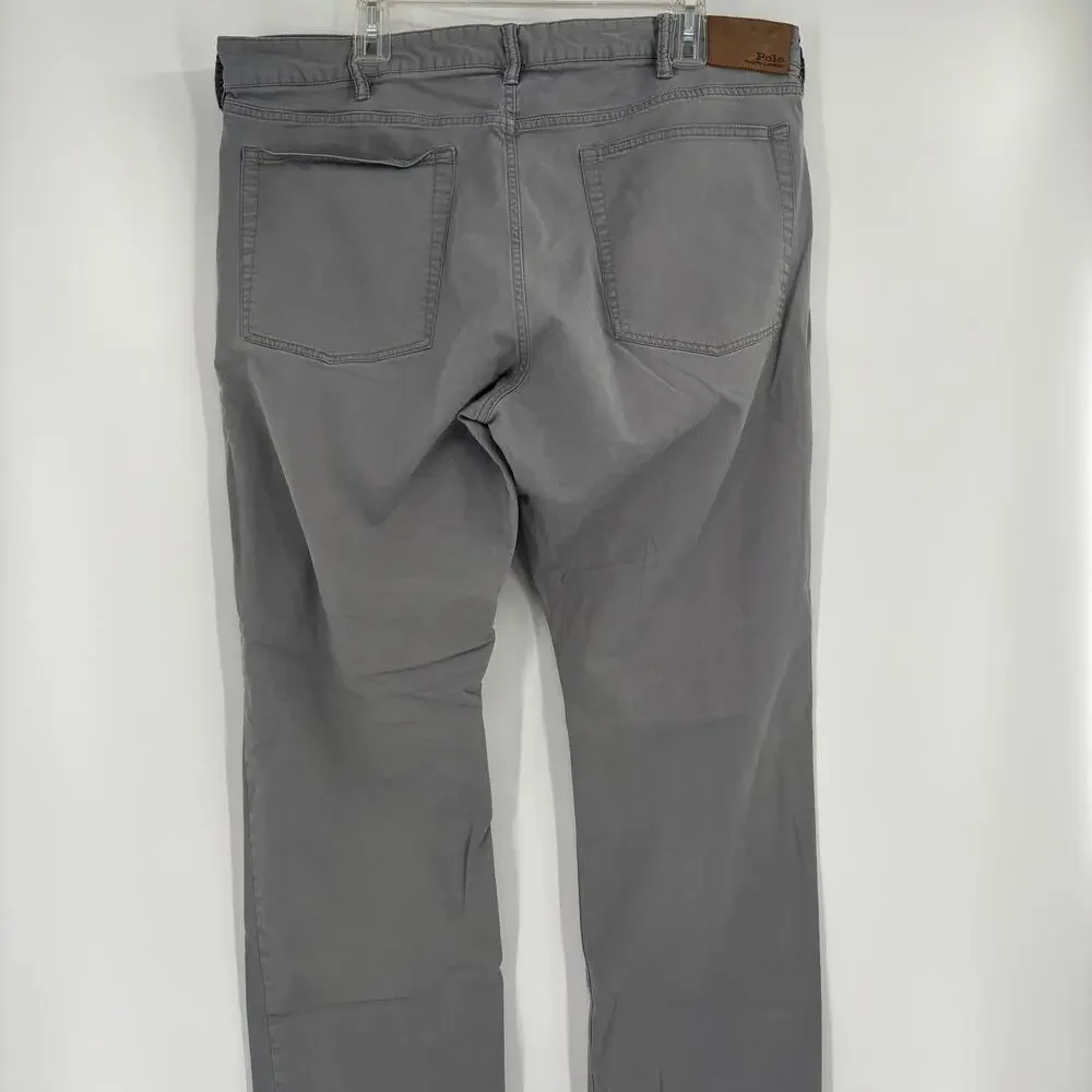 Polo Ralph Lauren Mens 40x31‎ Gray 5 Pocket Design Jeans